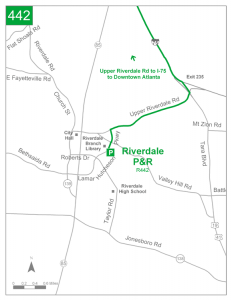 Riverdale Park and Ride detail map