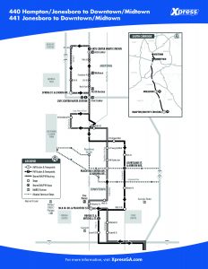 Route 440/441 detail map