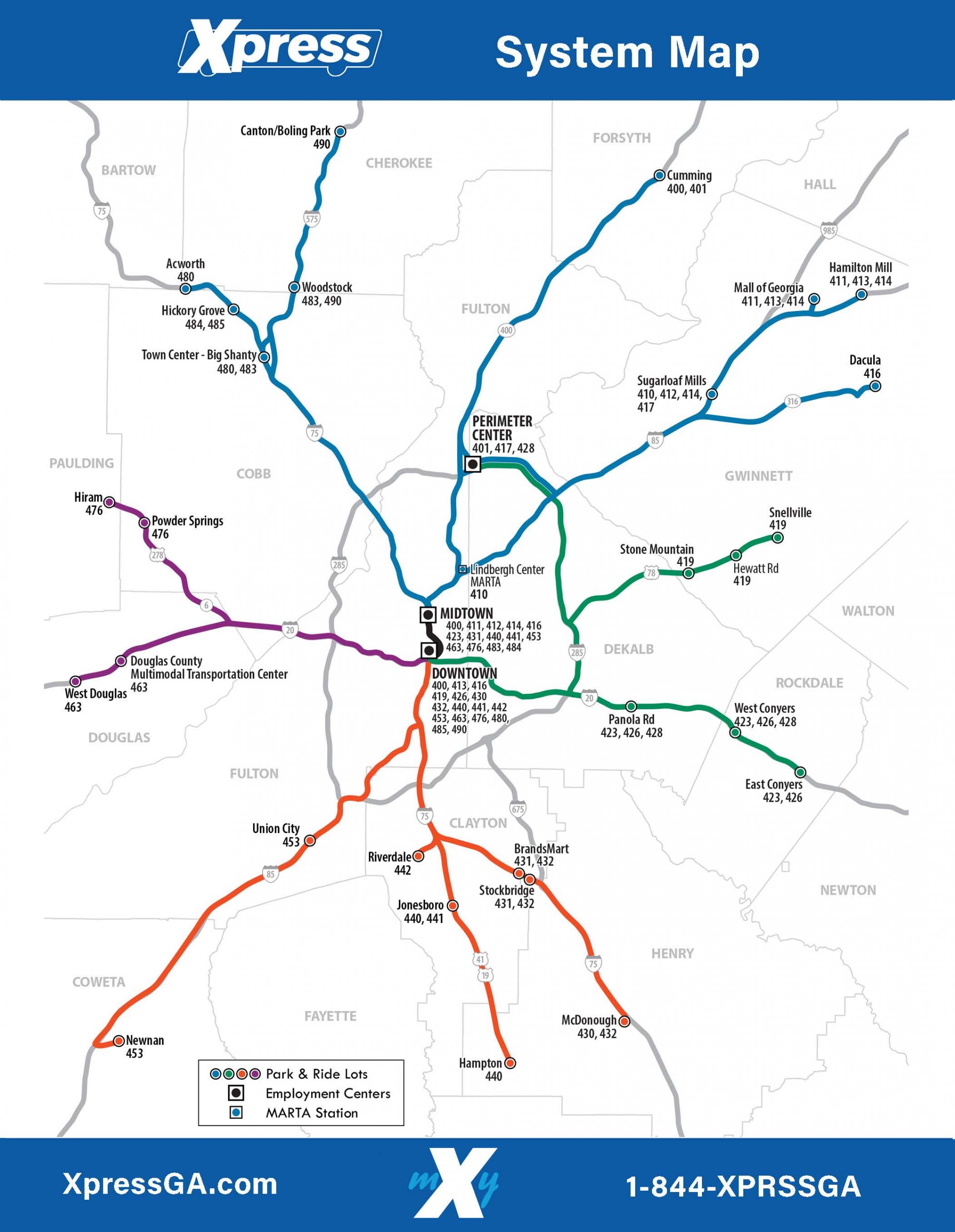 Xpress System Map