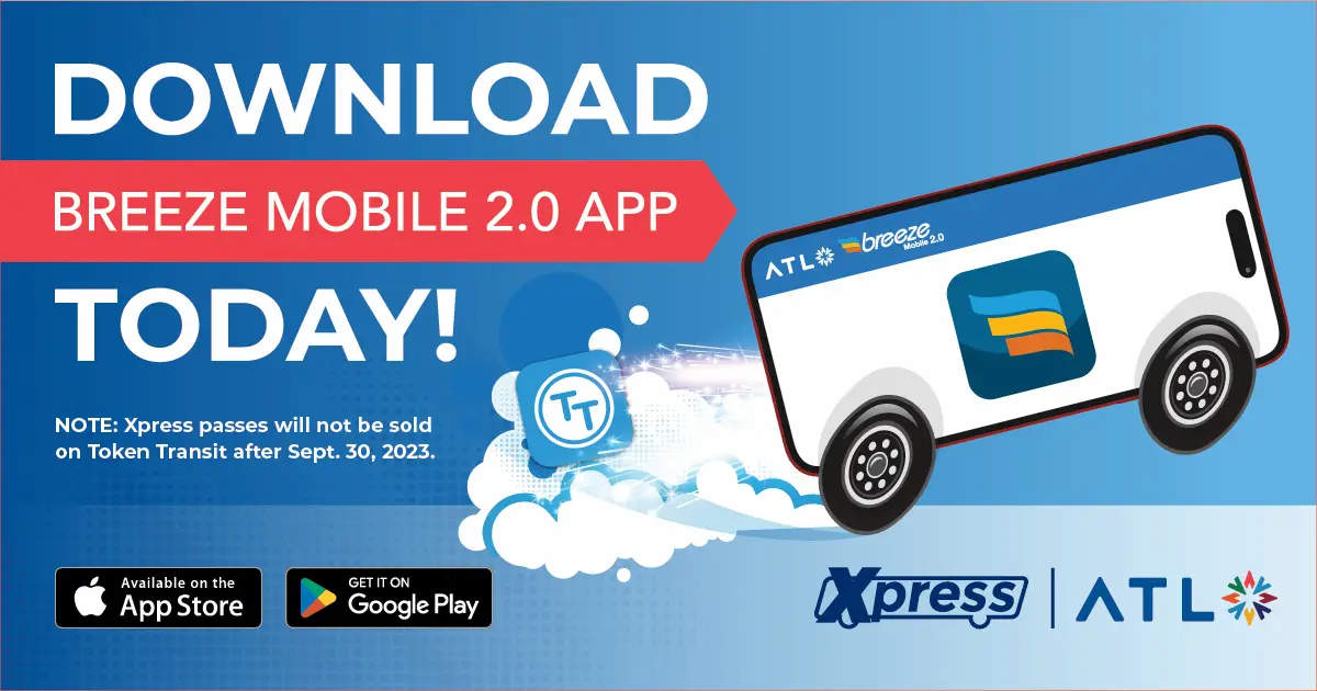 Download Breeze Mobile2.0 today for Xpress Bus fare