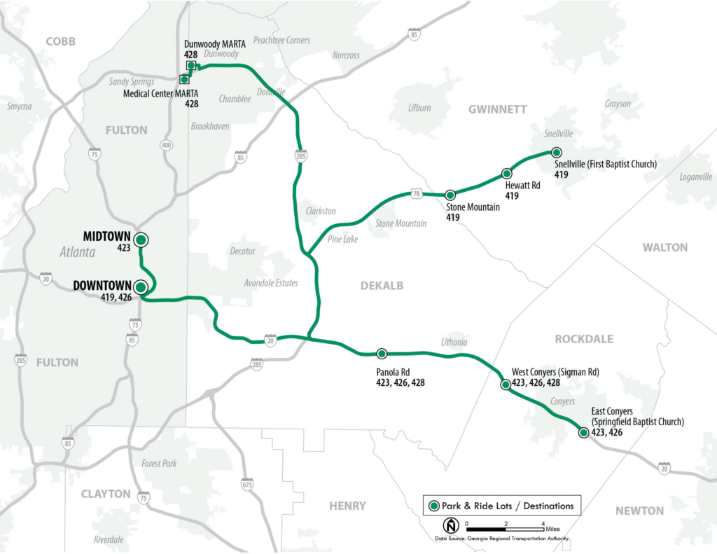 Map of East Corridor