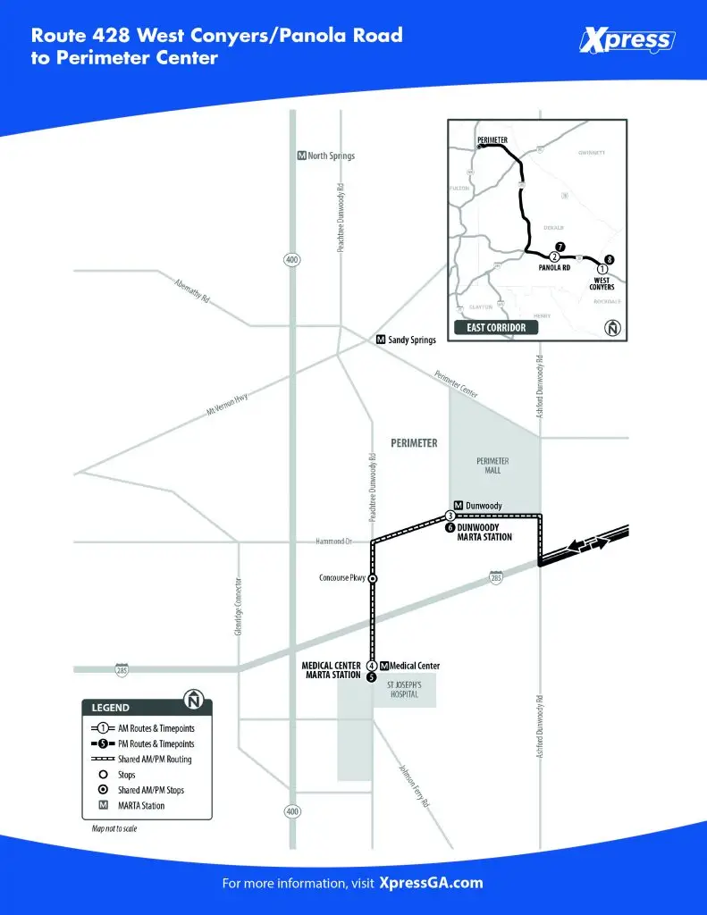 Map of Route-428