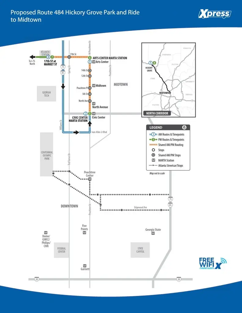 484 – Hickory Grove to Midtown | Xpress